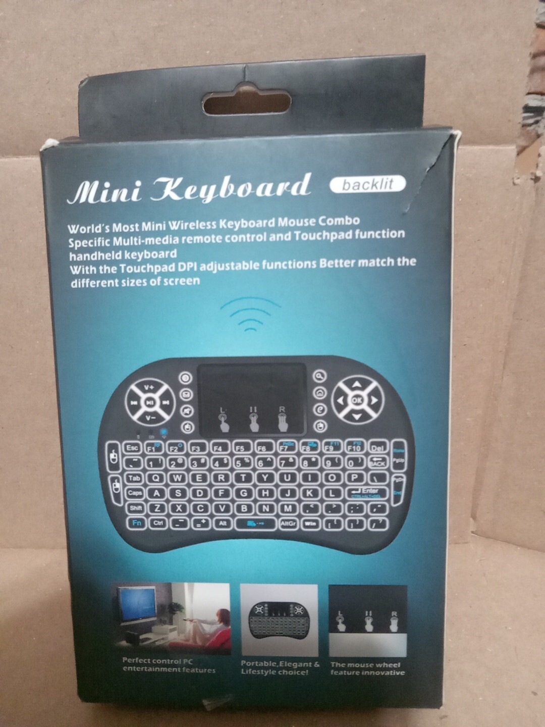 BIFANS 2.4G Mini Wireless Keyboard Mouse Combo