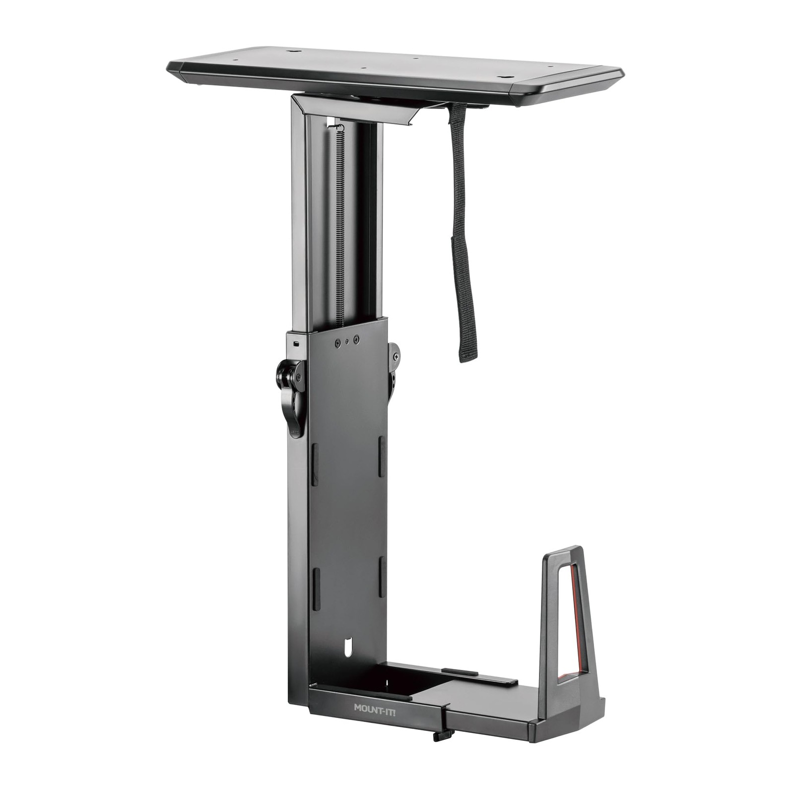 Mount-It CPU Under Desk Mount Bracket Rack, Adjustable Computer