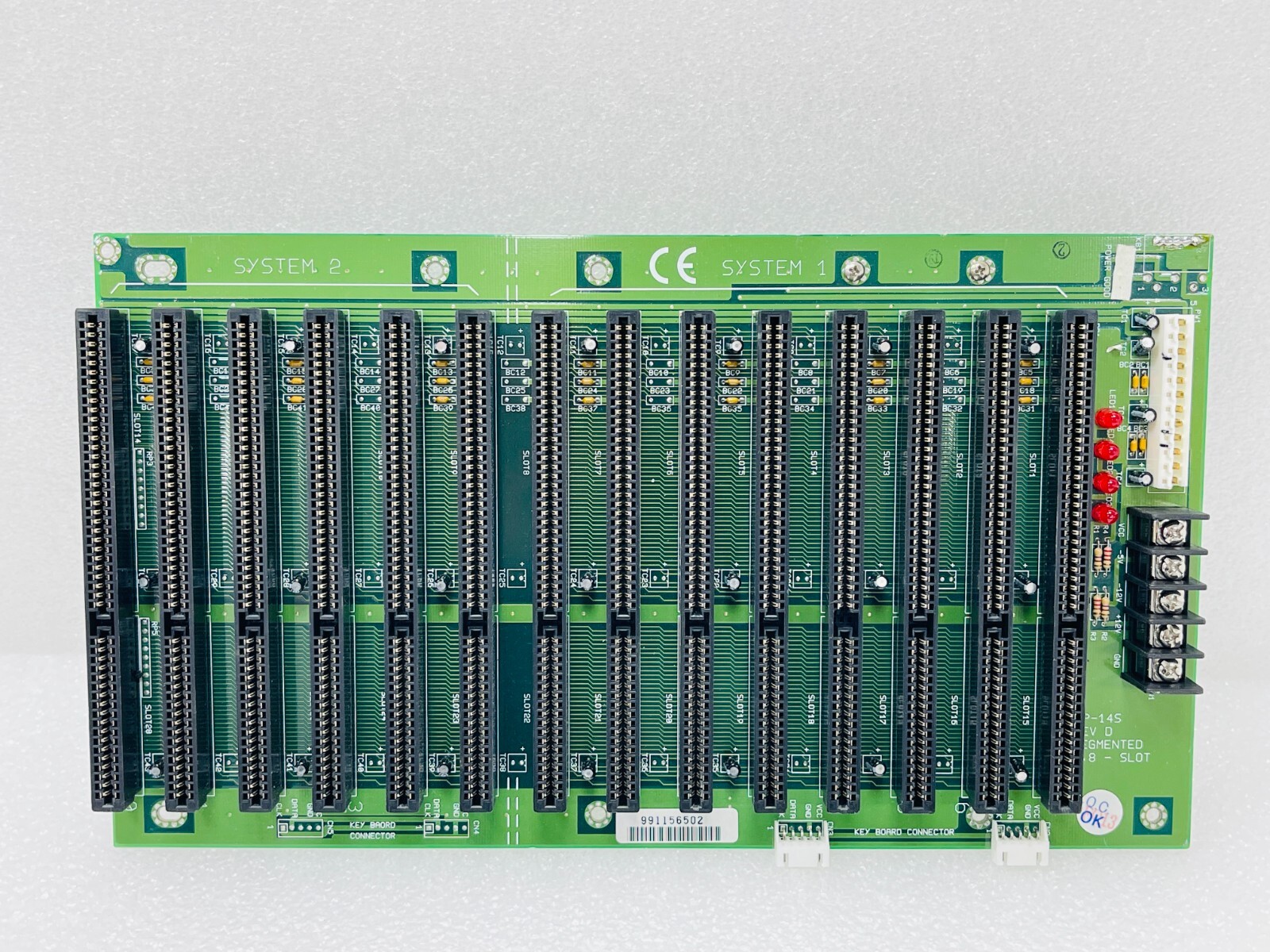 USED - BP-14S Passive Backplane Segmented 6, 8 - Slots / 