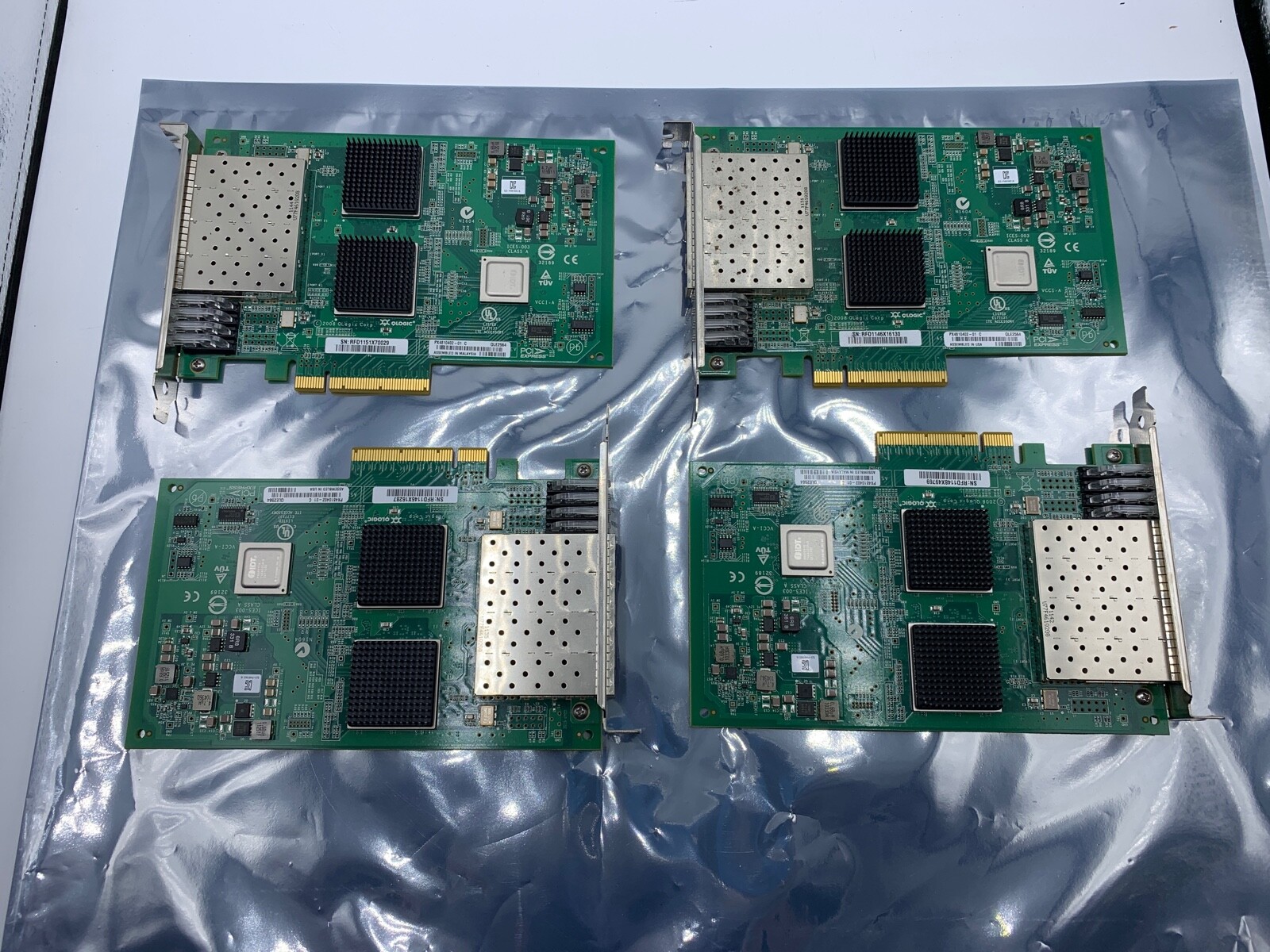 LOT OF 4 - Dell PX4810402-01 PD0WY QLogic QLE2564 HBA 4-Port 8GB FC PCIe