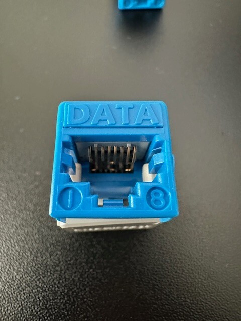 Commscope Systimax MGS400-318 GigaSpeed Cat6 Modular Jack, Blue  