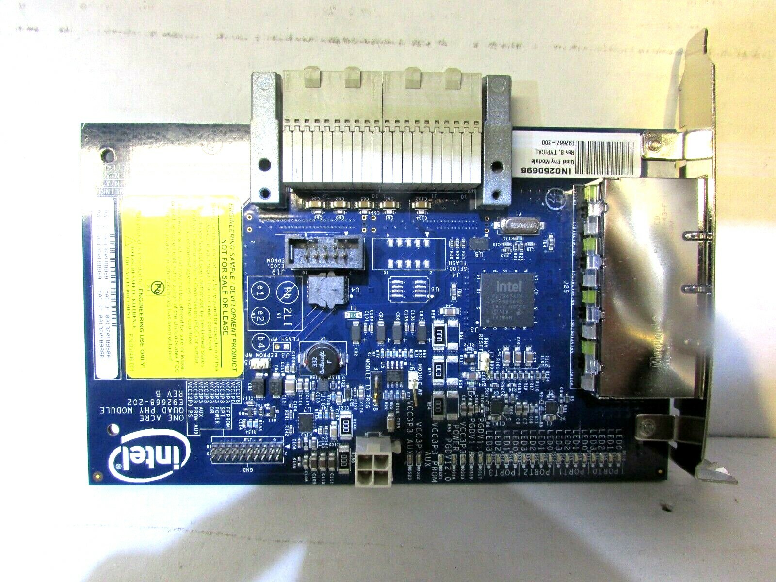 Intel  One Acre Quad Phy Module 4-Port 10/100/1000 Ethernet D57446-001 E92668-20