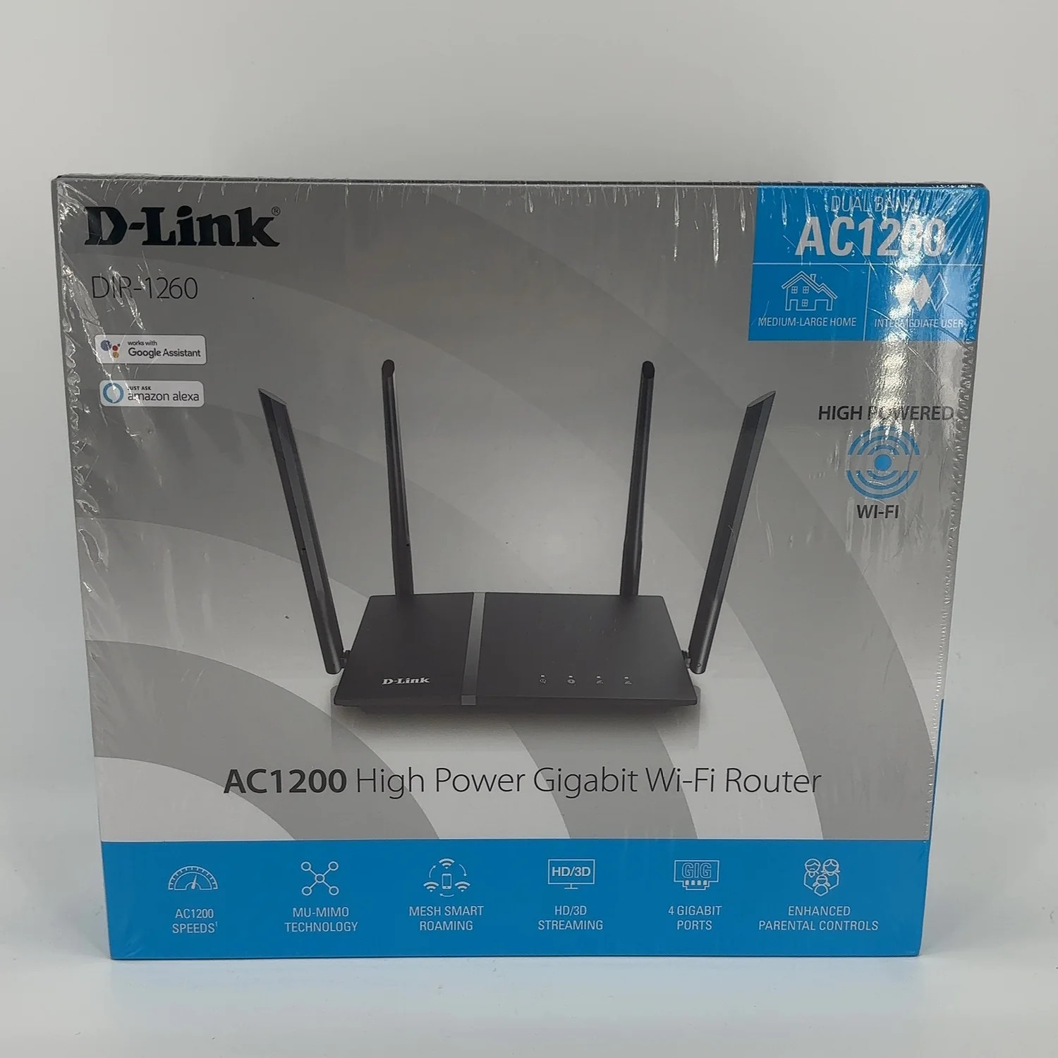 New d-link ac 1200 Gigabit Wi-Fi Router DIR-1260
