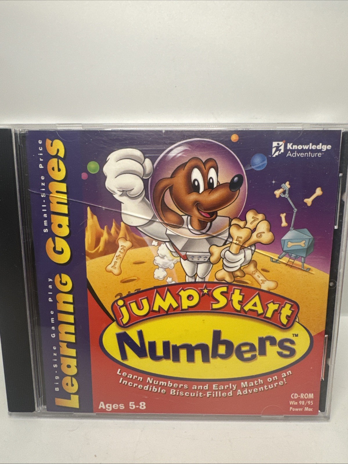VINTAGE PC LEARNING GAME JUMP START NUMBERS CD ROM WIN 98/95