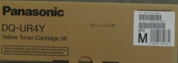 New  Genuine Panasonic  DP-CL22 DP-CL18 Yellow Toner Cartridge DQ-UR4Y DQ-UR4Y
