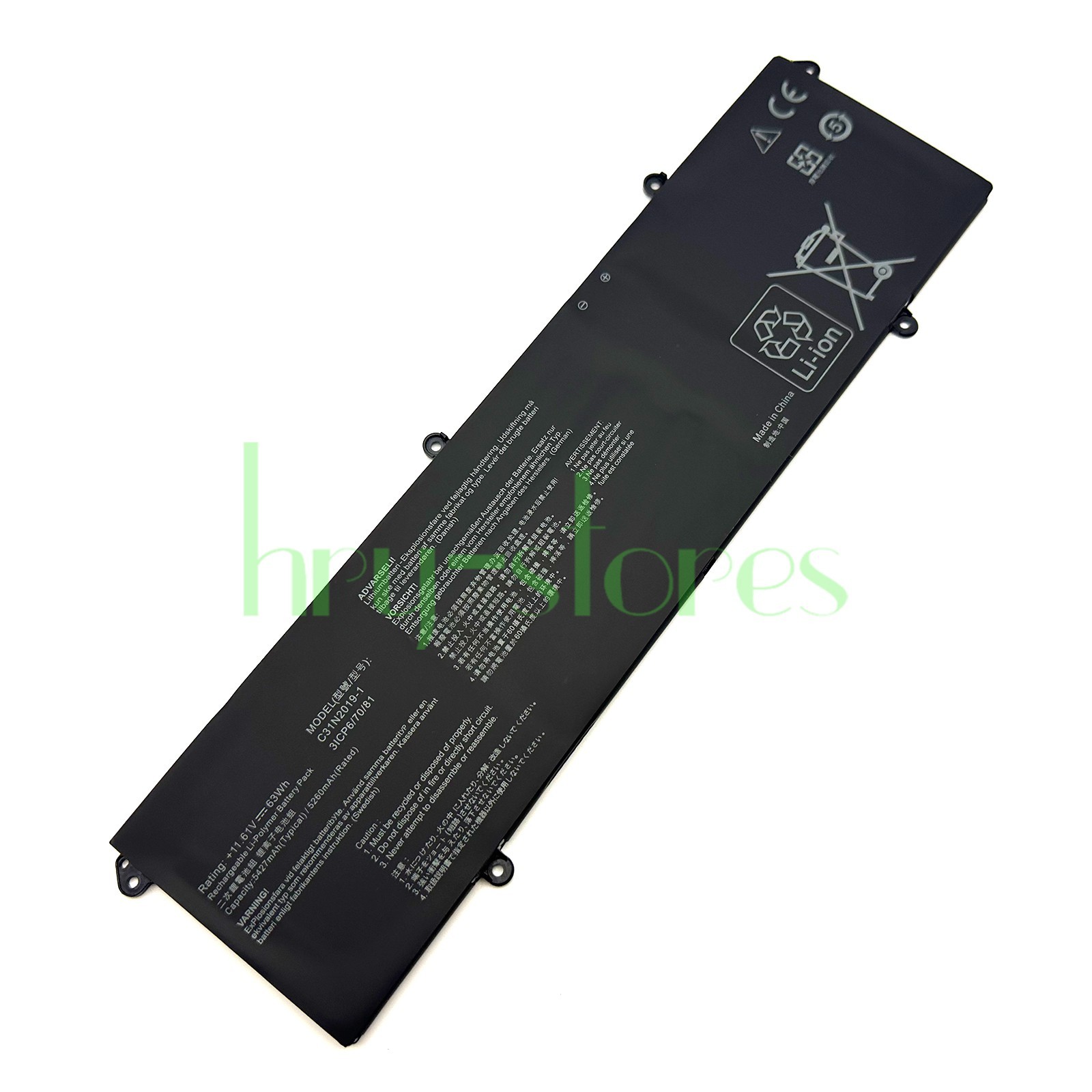 NEW C31N2019 Battery For Asus VivoBook Pro 14X OLED M7400 15 OLED M3500QC 63Wh
