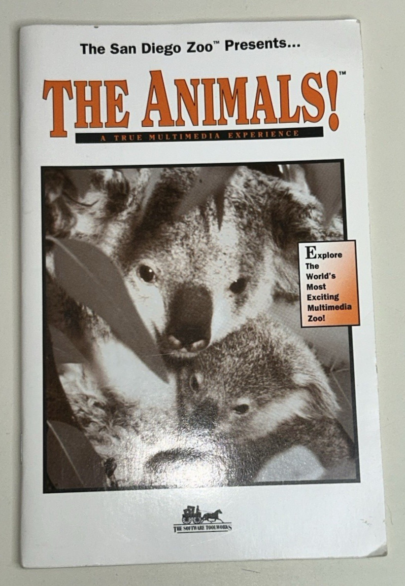 San Diego Zoo Presents The Animals A True Multimedia Experience BOOK ONLY