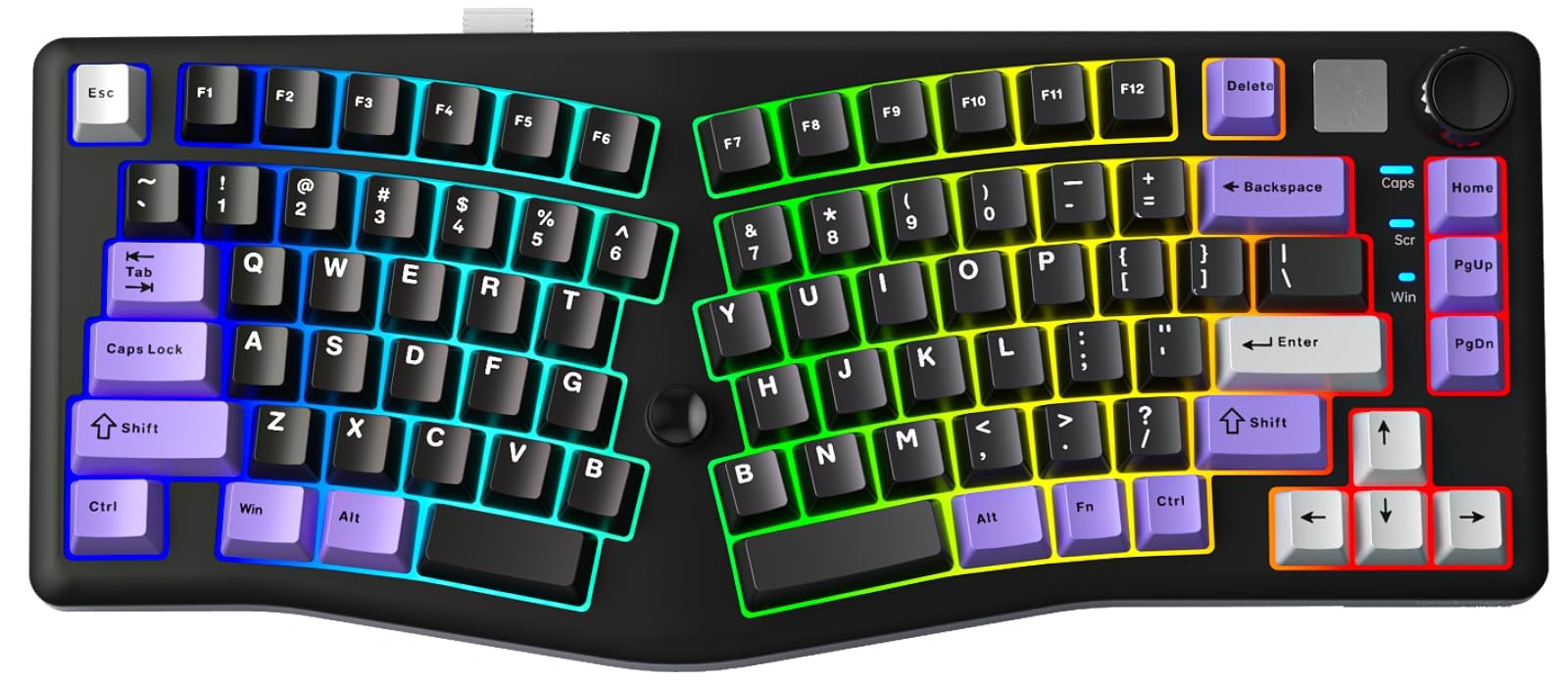 LEOBOG A75 Alice Keyboard Black Purple