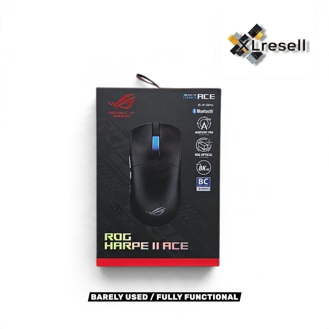 ASUS ROG Harpe II Ace Ultralight Wireless Optical Gaming Mouse SpeedNova Black
