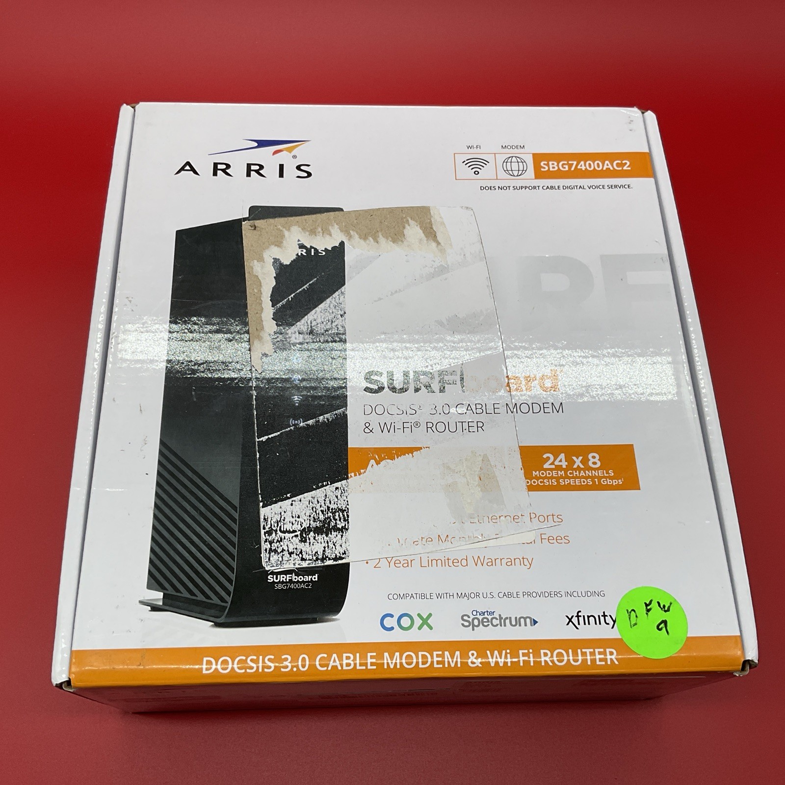 Arris SurfBoard SBG7400AC2 DOCSIS 3.0 Modem WiFi Router AC2350 24x8 Channels