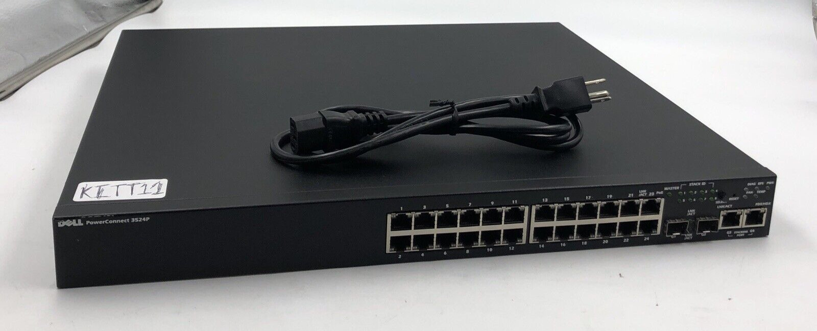 Dell PowerConnect 3524P 24-Port Gigabit Ethernet Network Switch (Untested)
