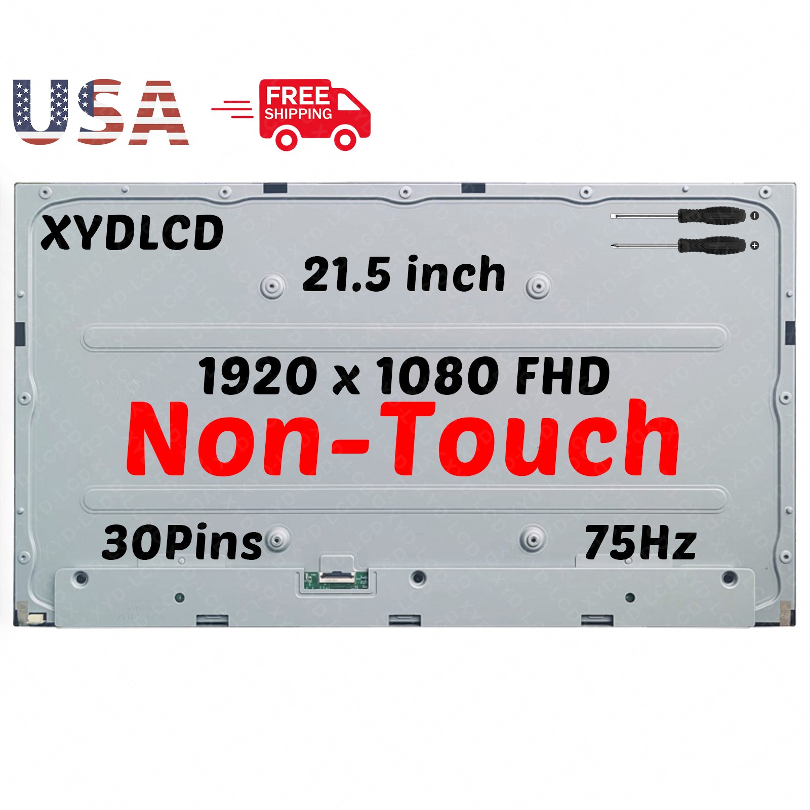 21.5in M215HVN02.6 Borderless LCD Non-Touch Screen Replacement 1080P 30Pins 75Hz