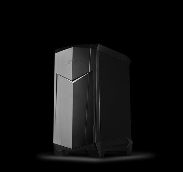 Silverstone Raven MATX Steel 90deg M/B Mounting Tower Case -  SST-RV05B (black)