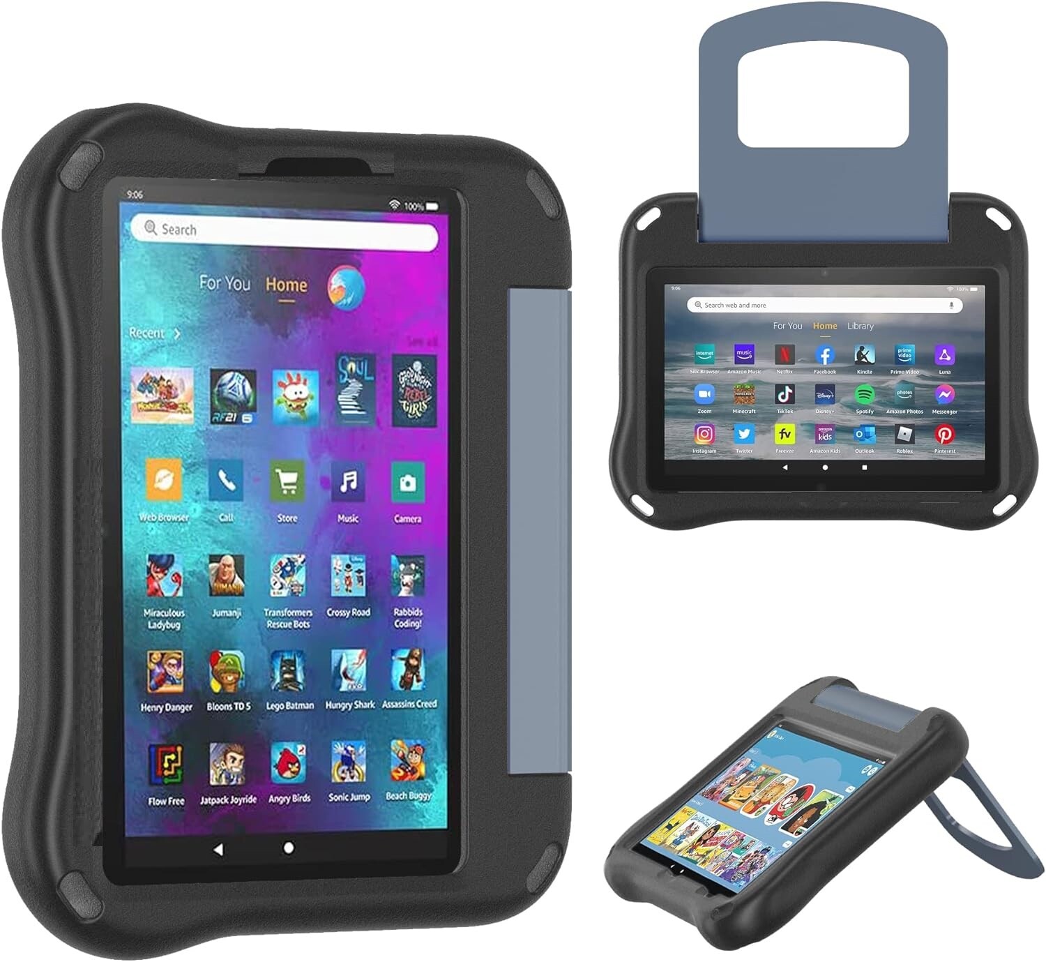 For TCL Tab 8 LE (9137X)/ Tab 8 WiFi 9132X 9138S Case for Kids Shockproof Cover
