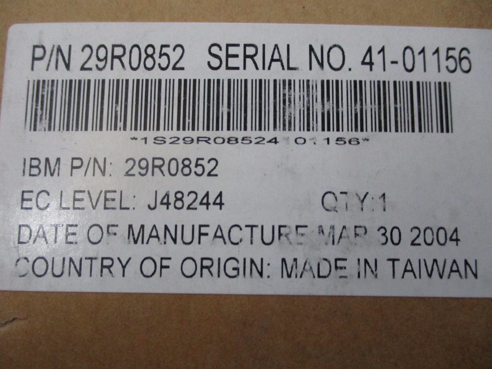 IBM 29R0852 4820 Keypad/3-track Msr Iron Gray Please look at the pictures 
