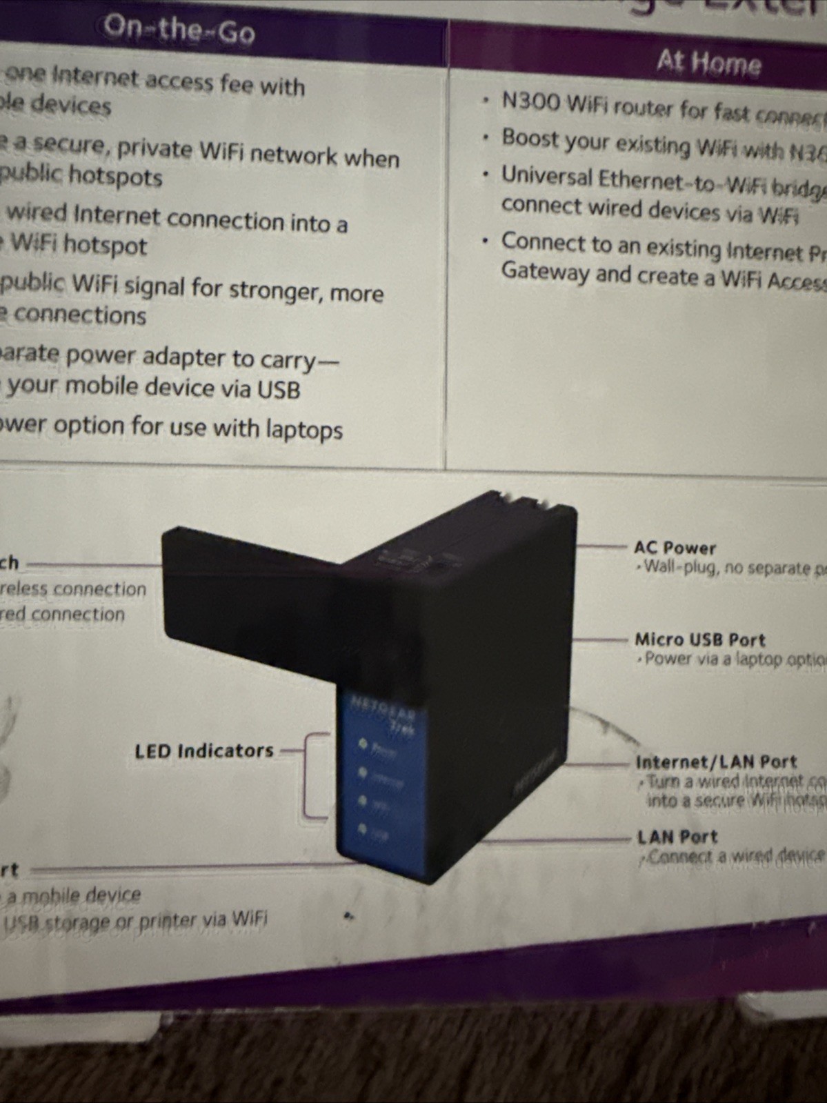 NETGEAR Trek N300 Travel Router, Range Extender, and Wireless Bridge (PR2000)