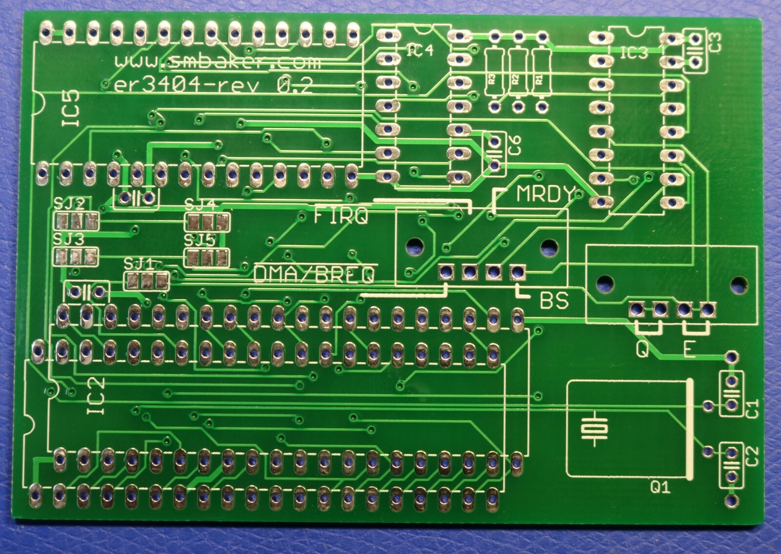 ET-3404 6809P adapter clone bare PCBOARD for Heathkit ET-3400 Trainer