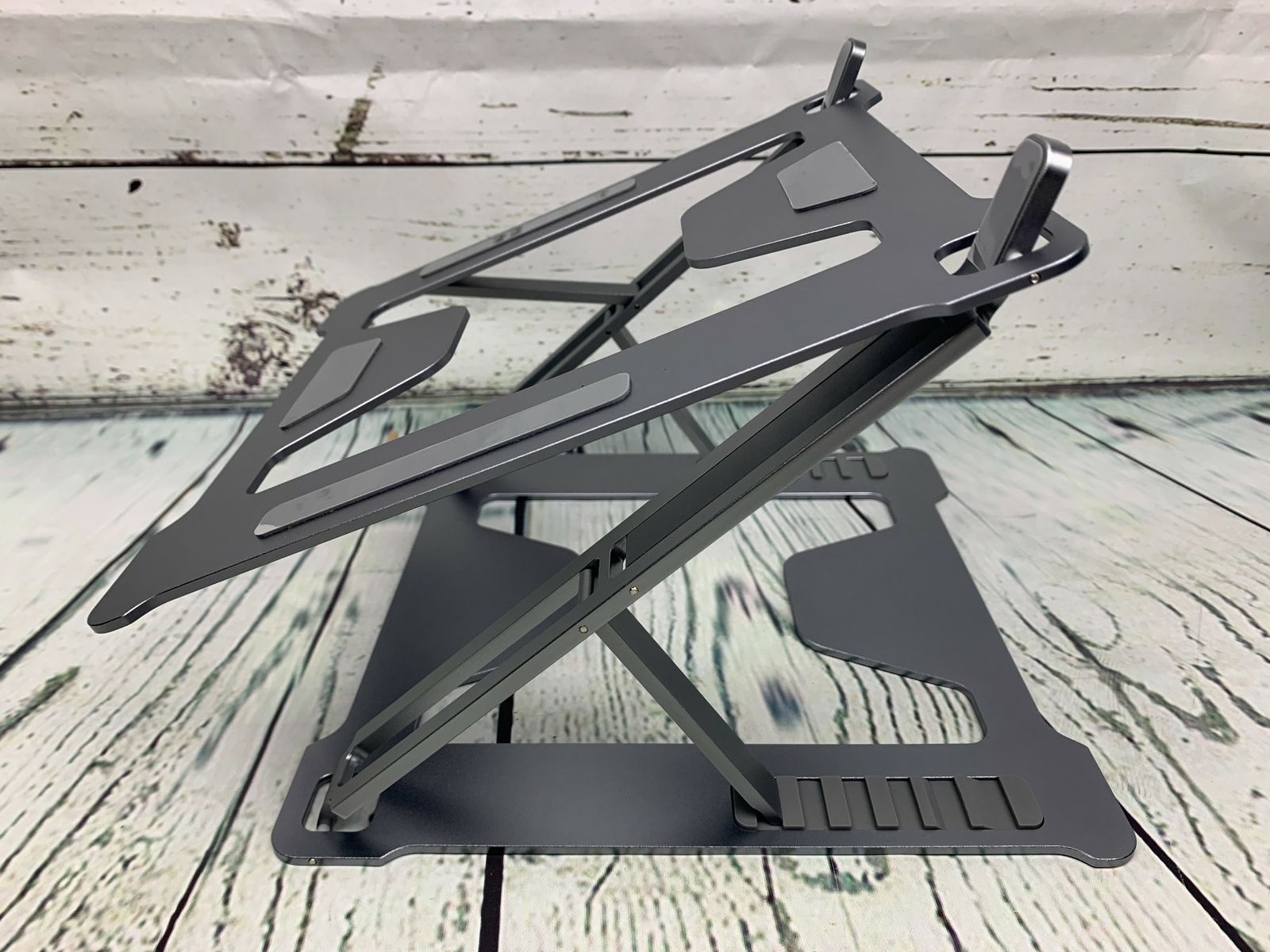 B Land Laptop Stand Adjustable Laptop Stand Holder Ergonomic Laptop Riser Grey
