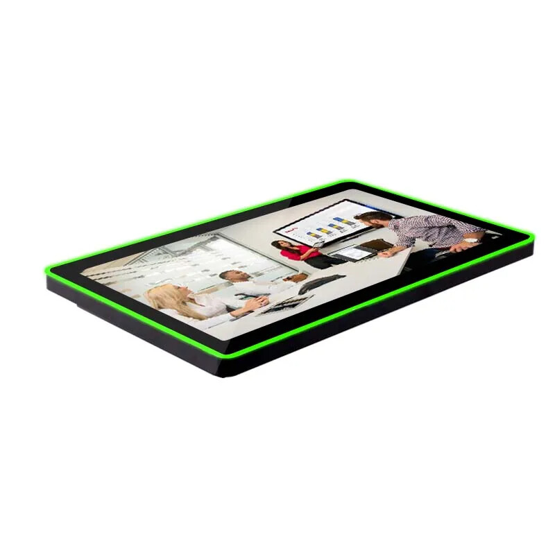 Wall Mount Android 11 LED Light Meeting Room Display Digital Advertising Player