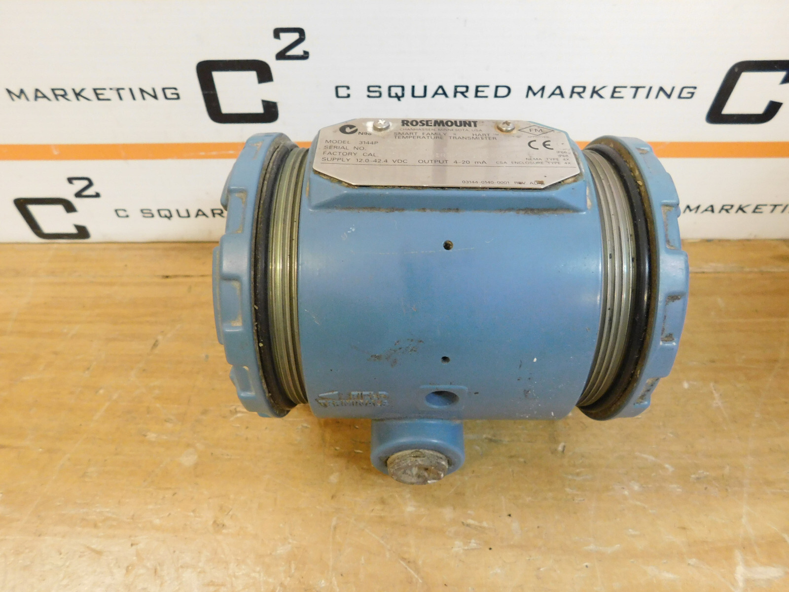Rosemount 3144PD1A1NA Hart Temperature Transmitter used CSQ