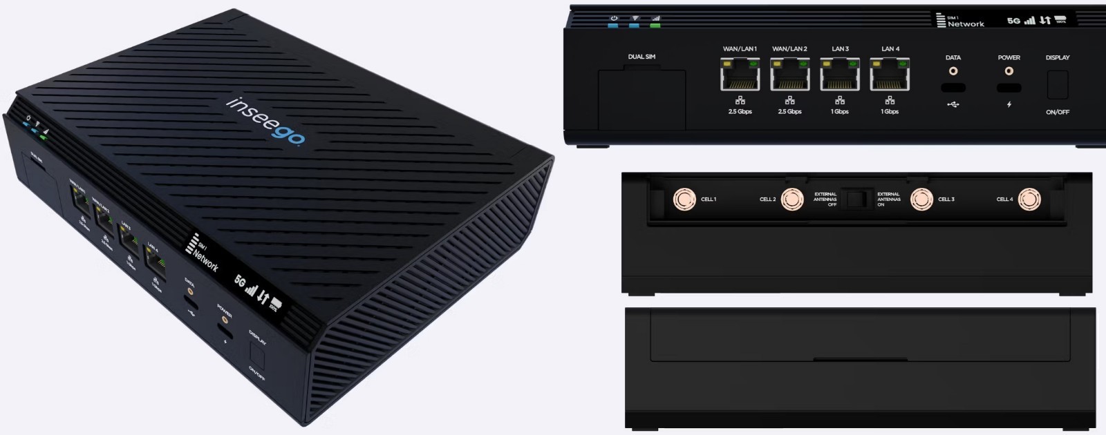 AT&T Unlocked Inseego Wavemaker FX4200 5G Cellular Router Wi-Fi 7 - Very Good