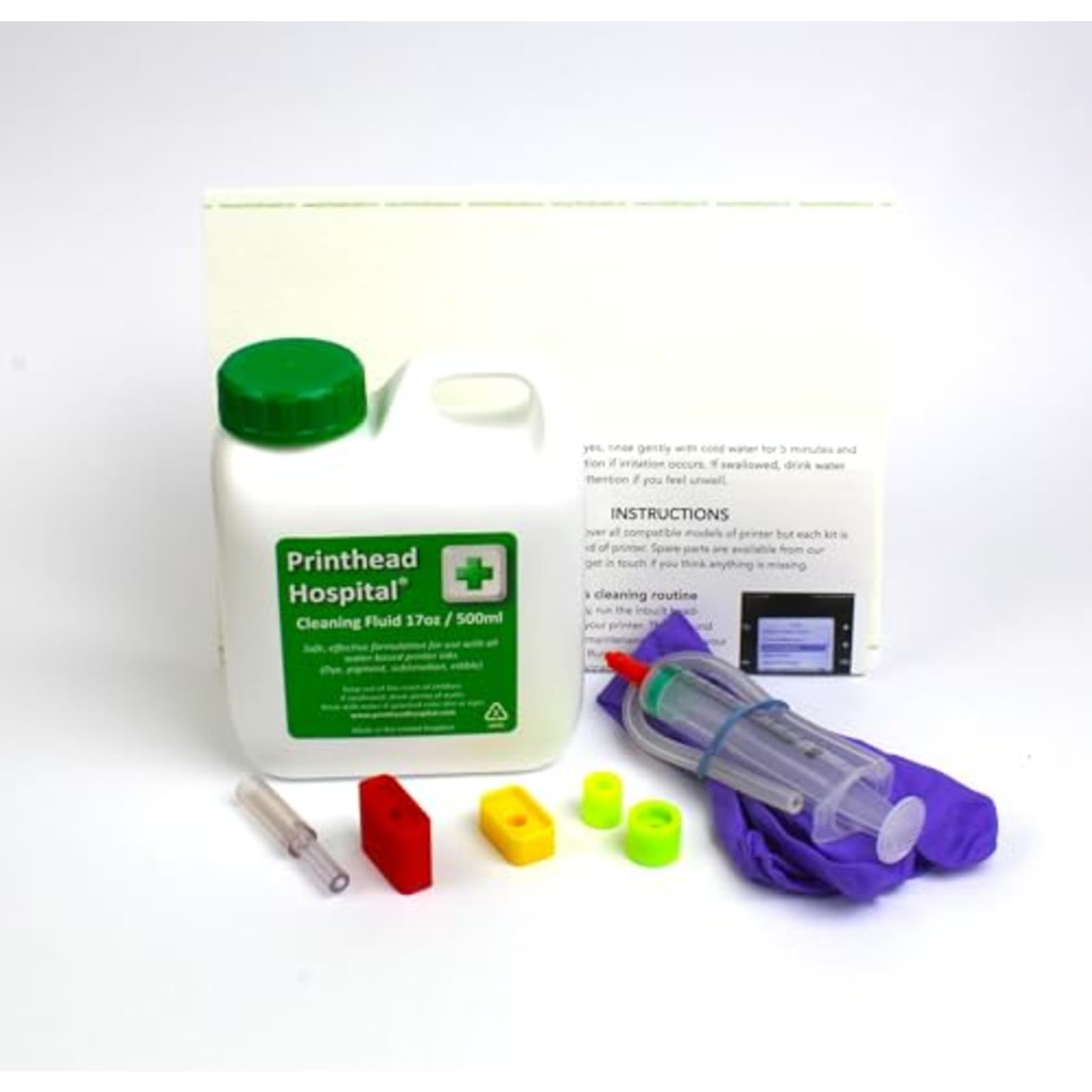 Printhead Hospital 500ml Inkjet Printhead Cleaner Kit for Epson Canon Brother HP