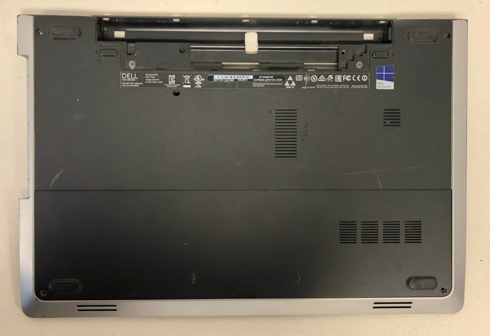 *DELL INSPIRON 17-5748 Bottom Chassis 0K7THF W/ Service Panel 