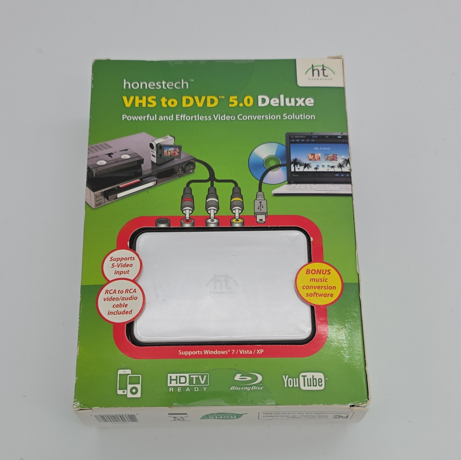Honestech VHS to DVD 5.0 Deluxe Video Conversion for Windows XP/Vista/7