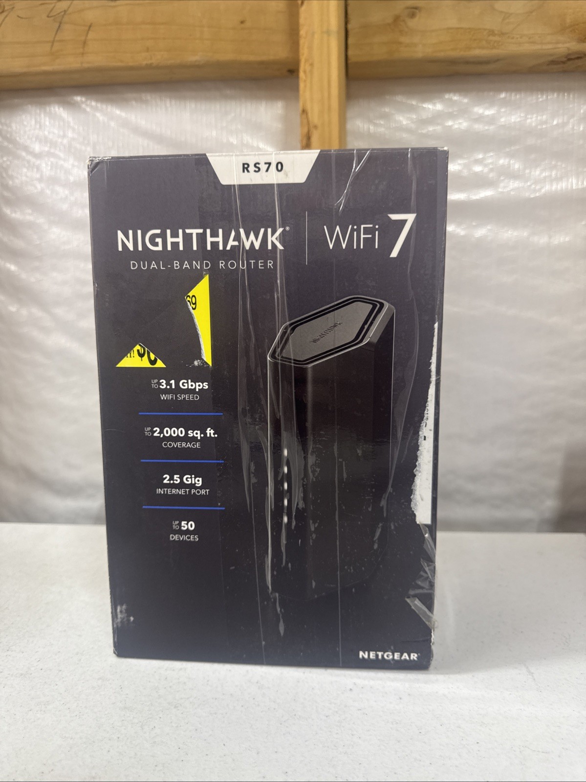 NETGEAR Nighthawk BE3100 WiFi 7 Dual-band Router (RS70)