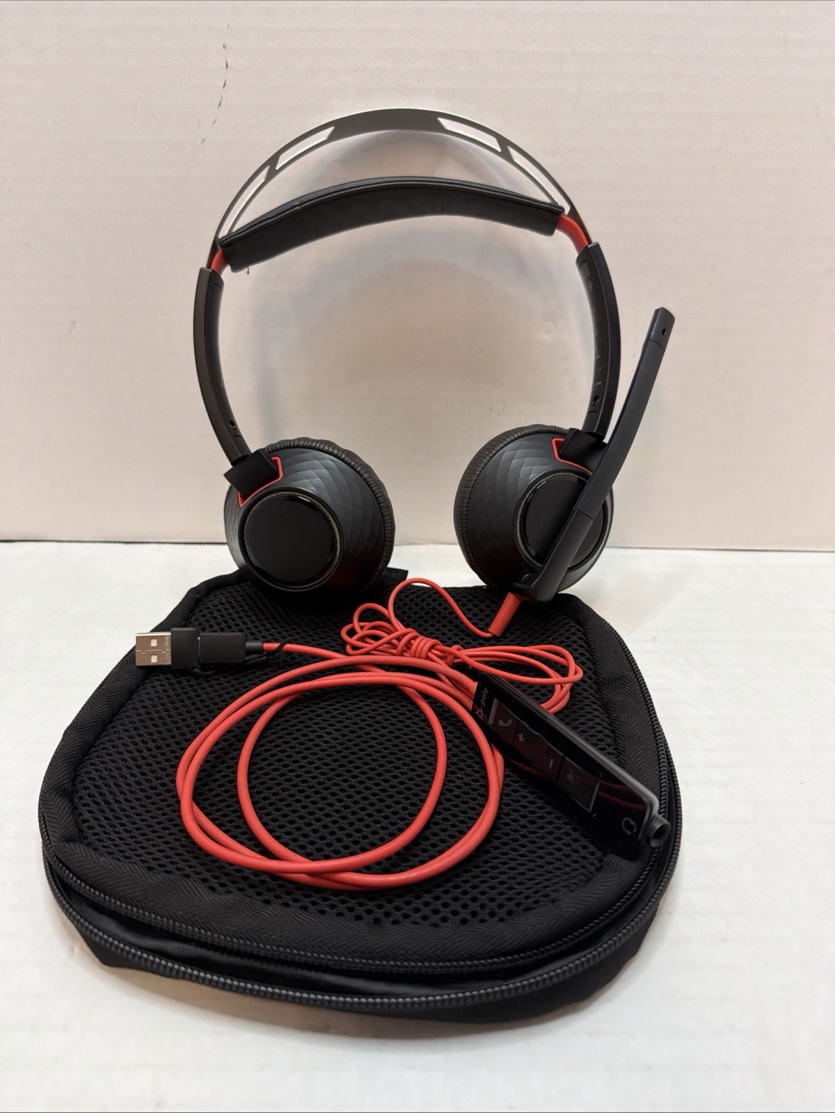 Plantronics Poly DUO C5220T Wired W/C5200 Controller Works Ships Fast
