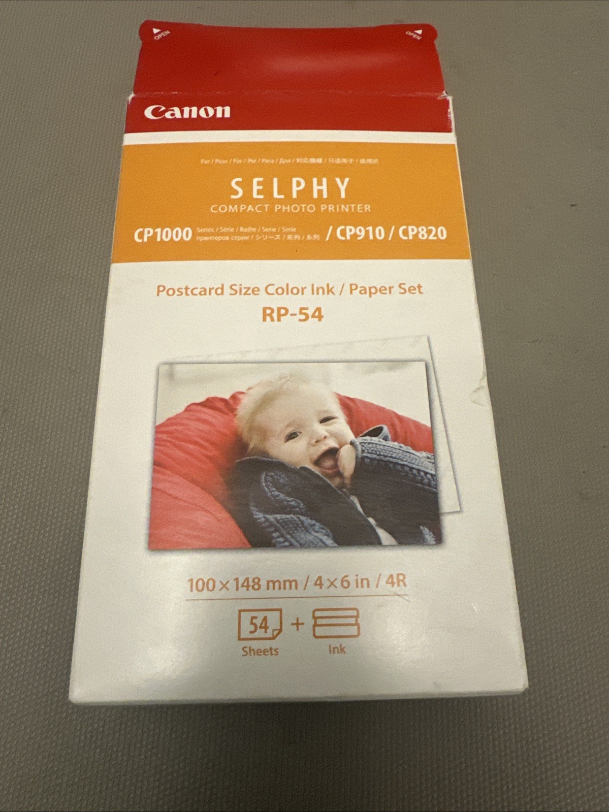 Canon RP-54 Selphy Color Ink & Postcard Photo Paper Set