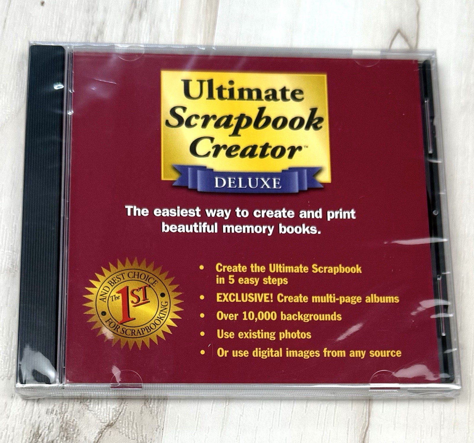 Ultimate Scrapbook Creator Deluxe Software for Windows 95/98 CD-Rom NIP NEW