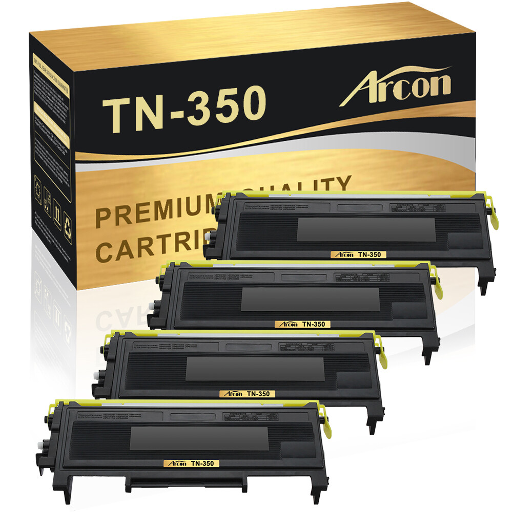 4PK TN350 Toner Compatible With Brother TN-350 MFC 7220 7420 7225N HL 2040 2070N