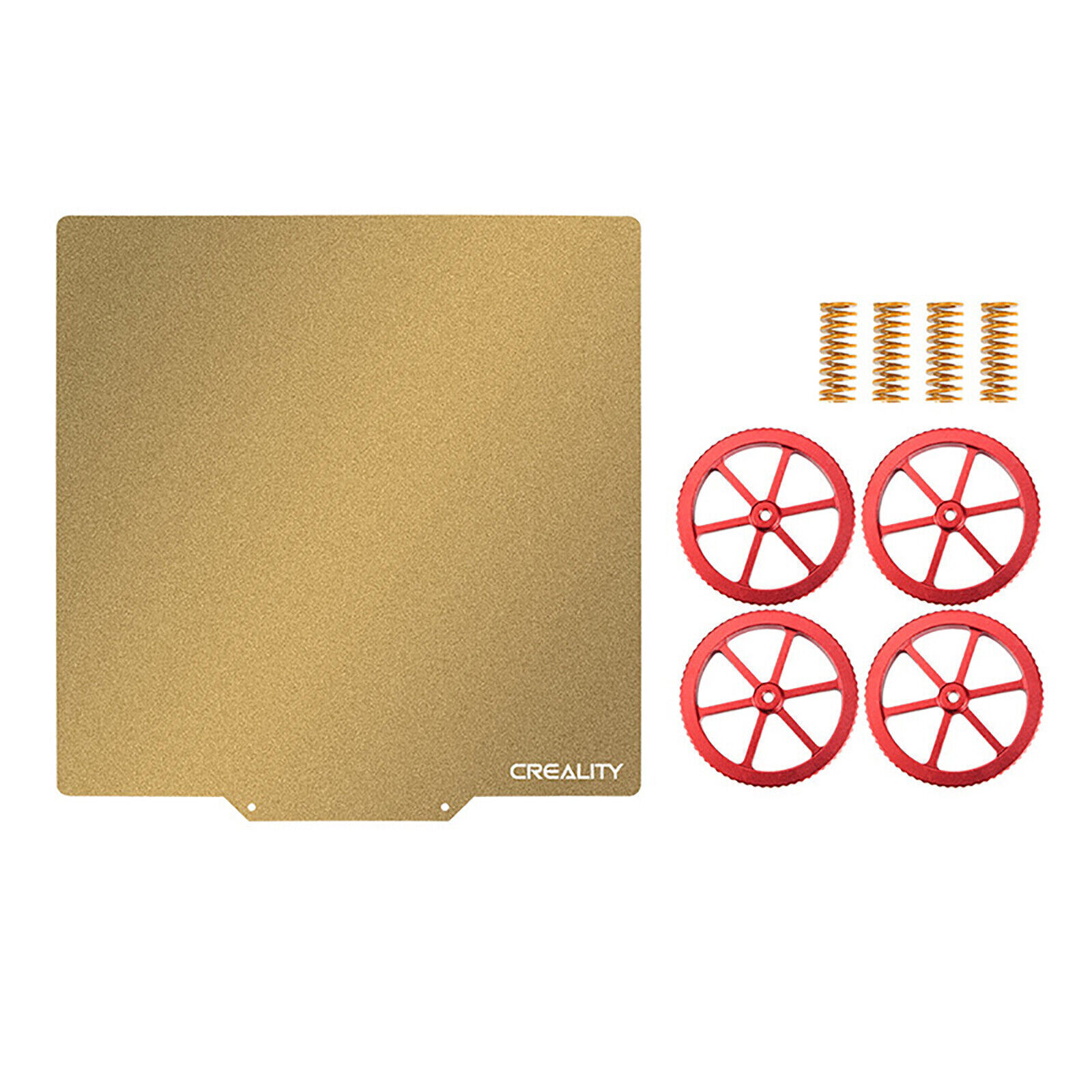 PEI Steel Plate + Hand Twist Leveling Nut +Springs for Ender-3 Accessories