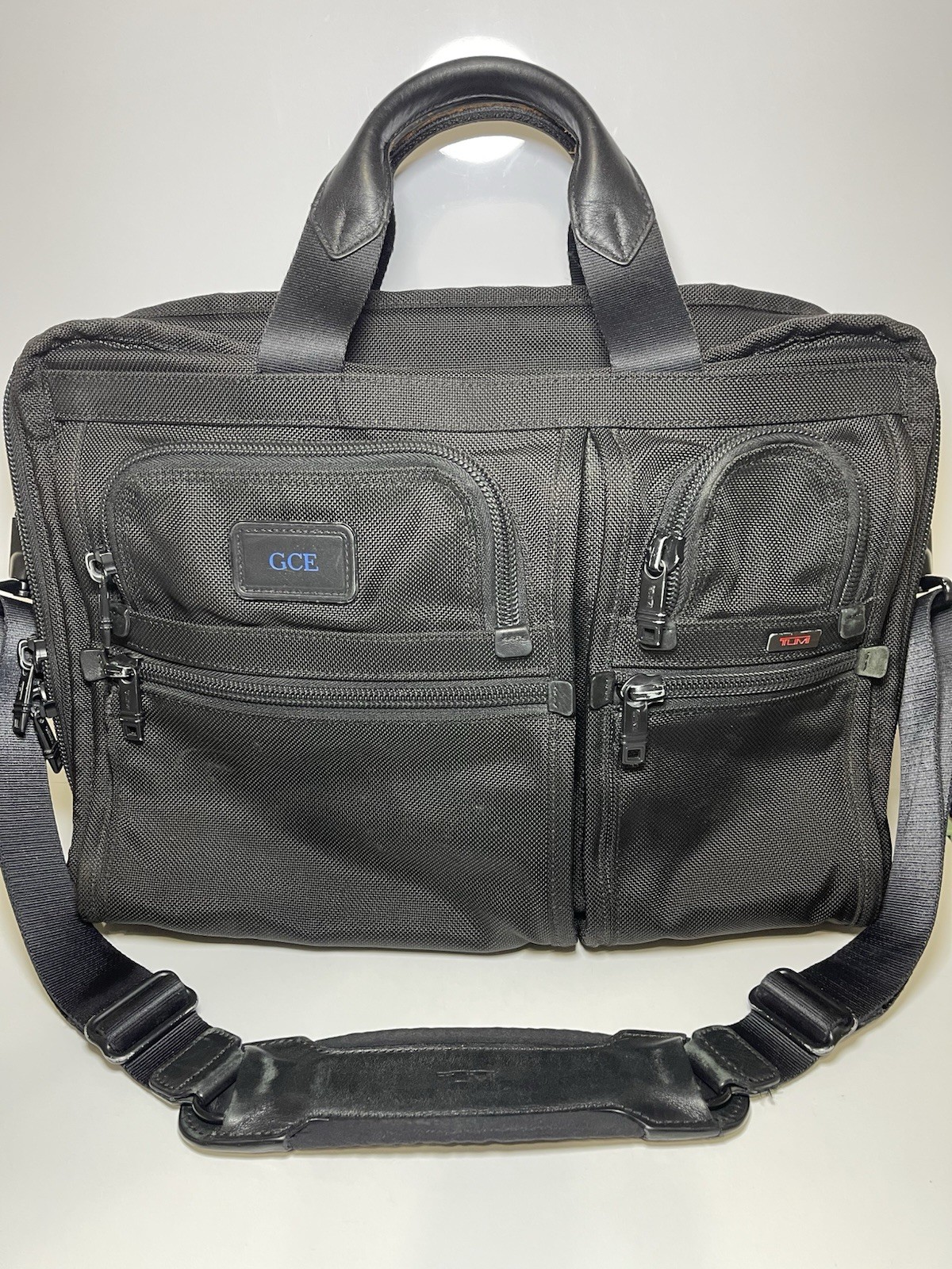 Tumi Alpha 2 Expandable Laptop Briefcase 26114DH - Black -  (W/ Strap)