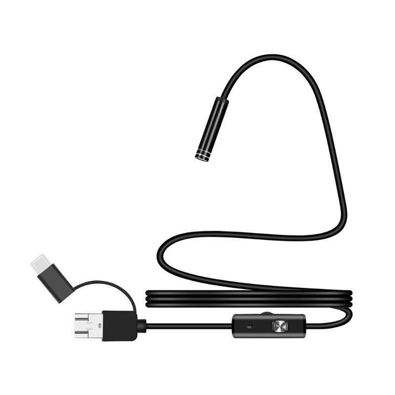 1m Endoscope Borescope USB Type-C Inspection Camera for Android Phone with LED