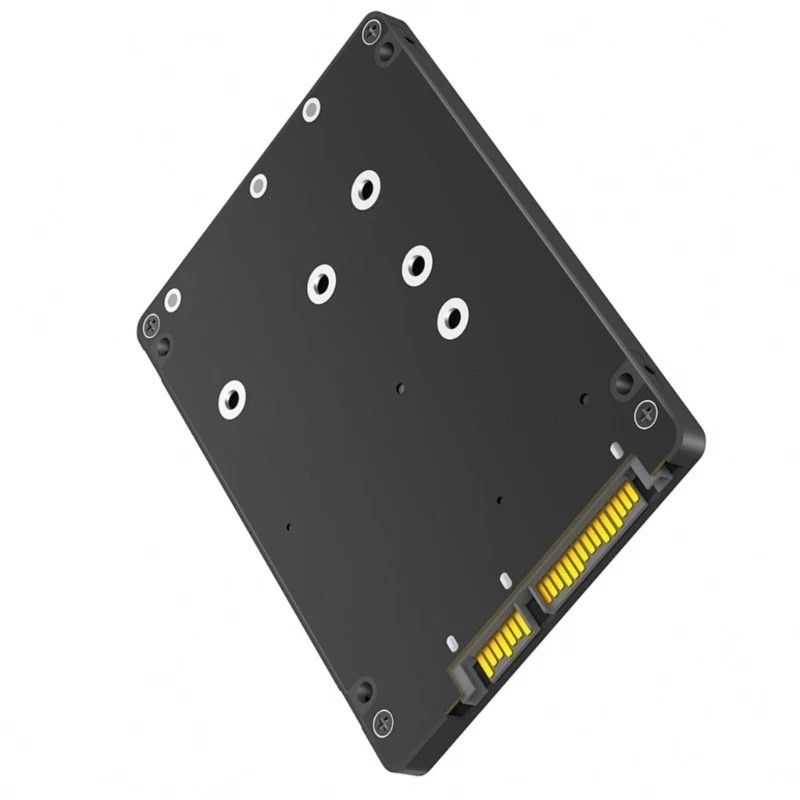1x M.2 NGFF Msata SSD to SATA 3.0 Adapter, 2.5 Inch M.2 SSD Converter Riser Card