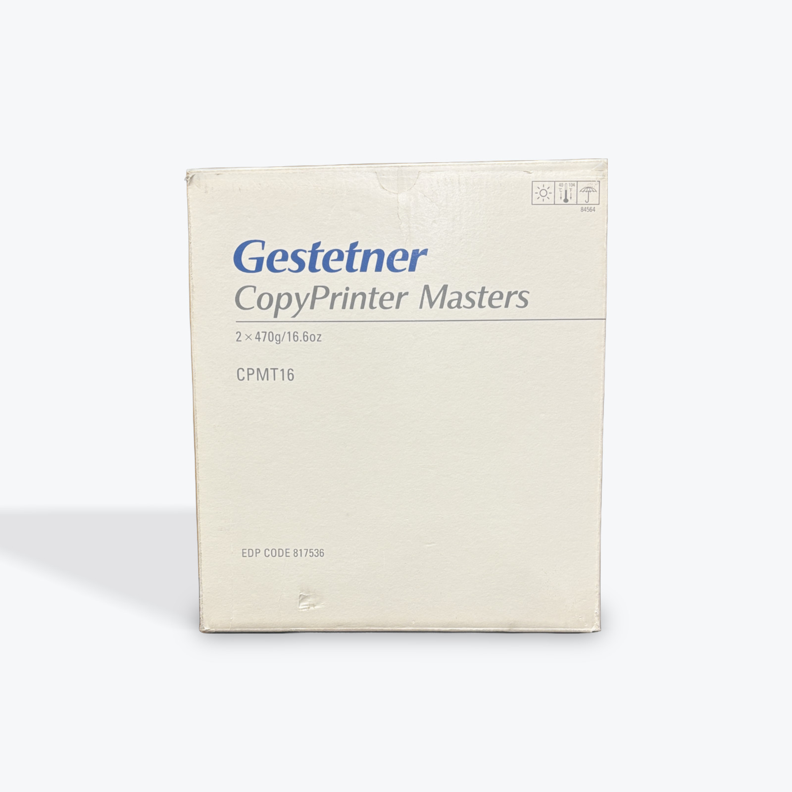 Genuine Gestetner Copy Printer Masters CPMT16 / 2 x 470g/16.6 oz