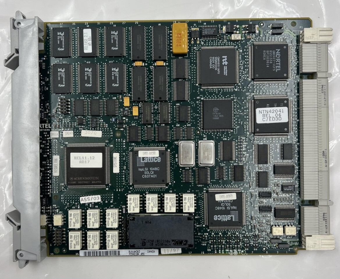 NORTEL NTN421BA ENHANCED SHELF PROCESSOR ESP NETWORK CONTROL MODULE SNI2ZXB1AA