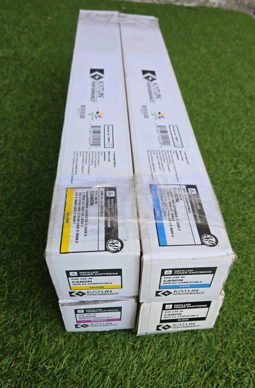 Katun Performance GPR-53 Toner Cartridge Canon 4-Pack Black Cyan Magenta Yellow