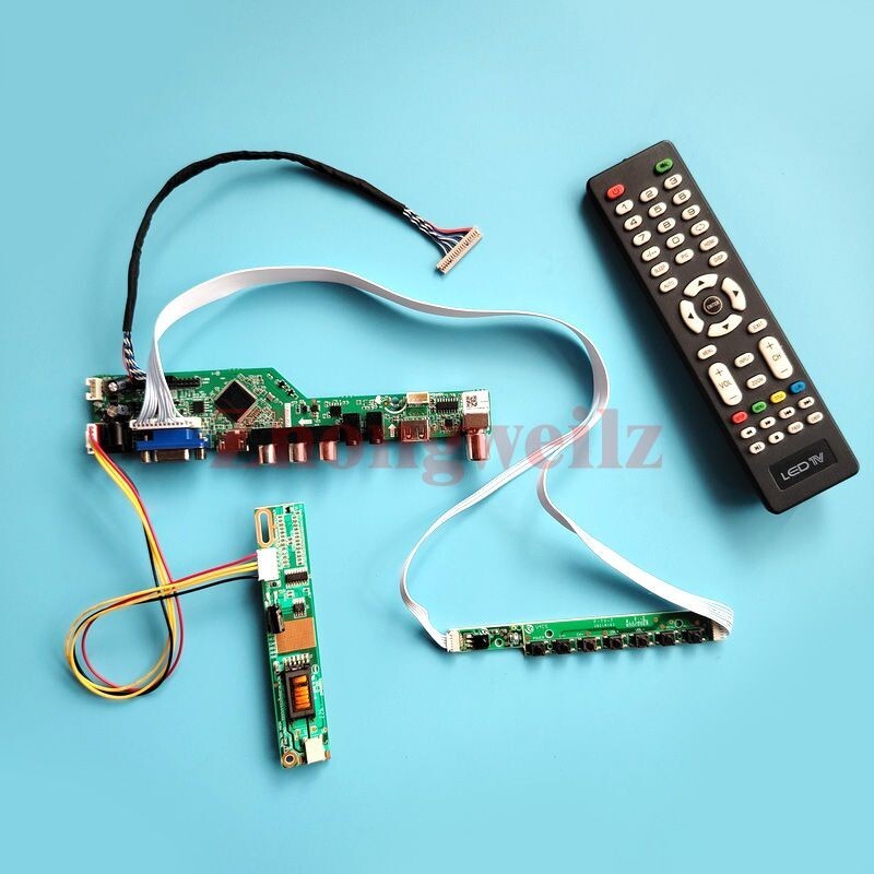 For LP150X04-A2M1/D2/E2 1-CCFL USB AV VGA HDMI 1024x768 LVDS 20-Pin Driver Board