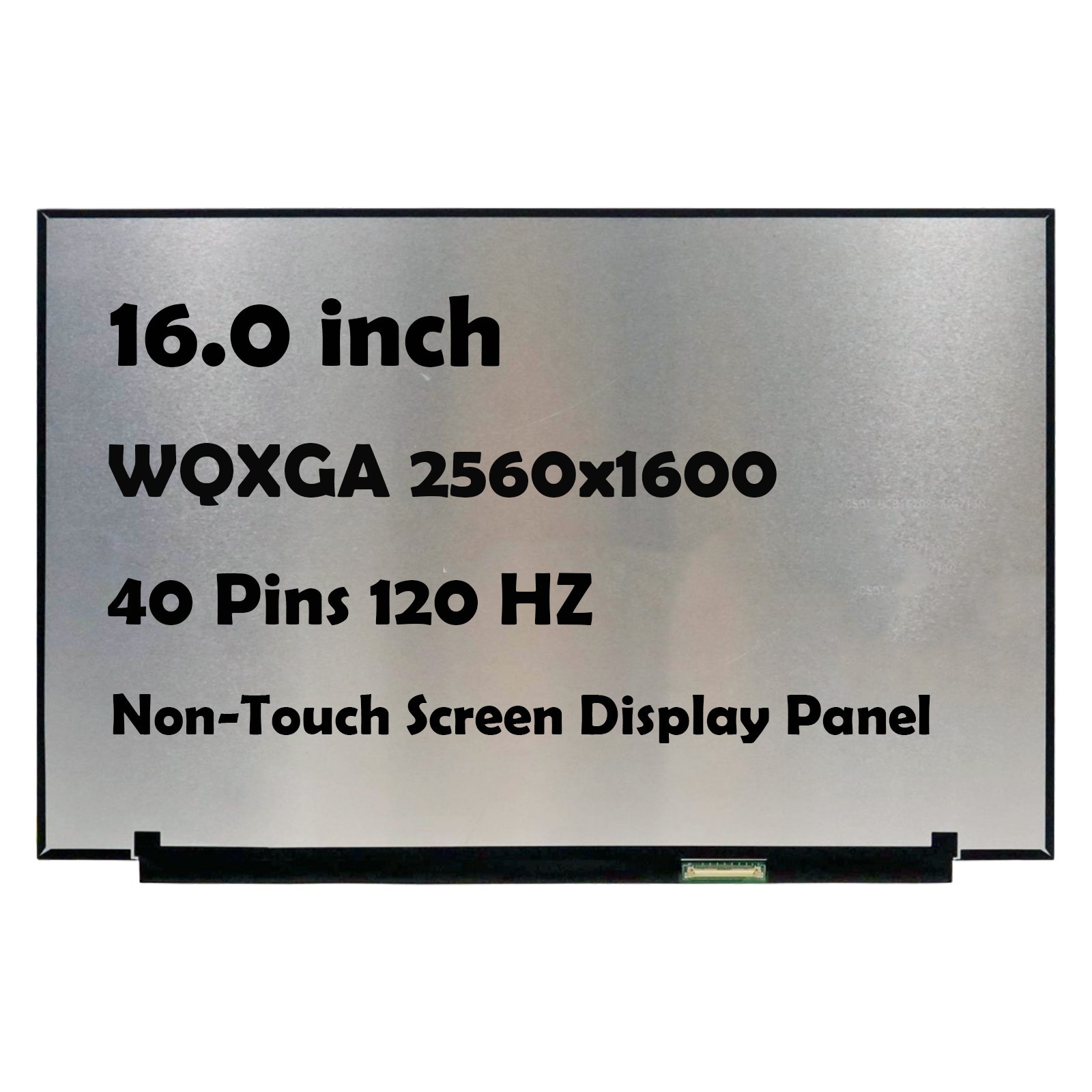 120Hz WQXGA LCD Screen Display Panel CSO MNG007DA1-J SD11F56383 2560x1600 40 pin