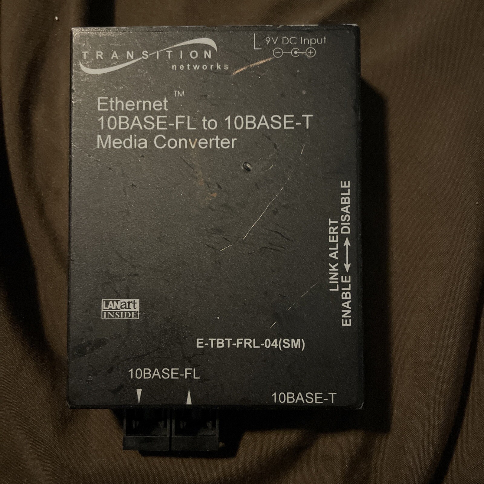 Transition Networks E-TBT-FRL-04 Media Converter 10BASE-FL to 10BASE-T 