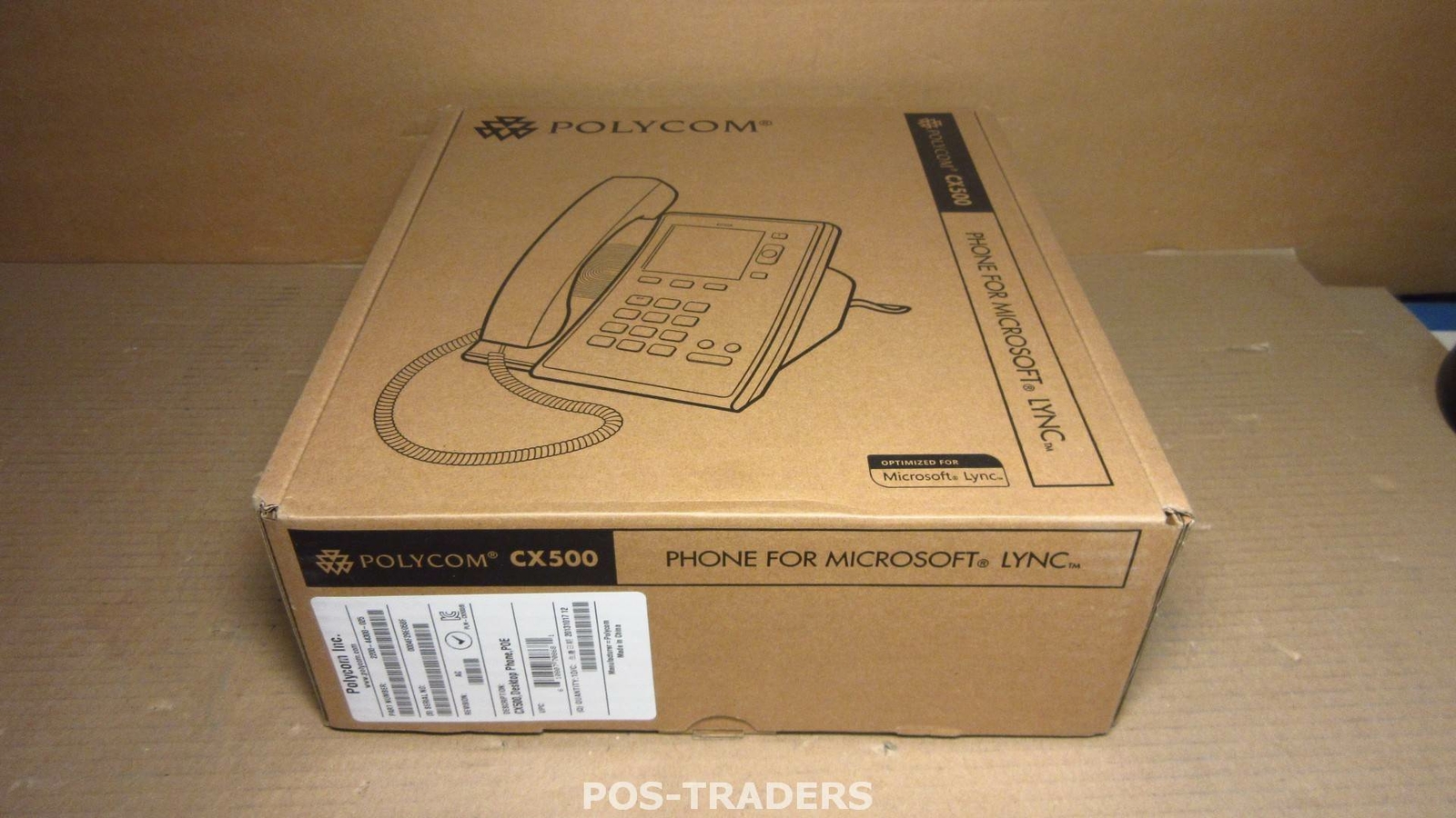 Polycom CX500 PoE IP Phone for Microsoft Lync (2200-44300-025) NEW IN ORIG BOX