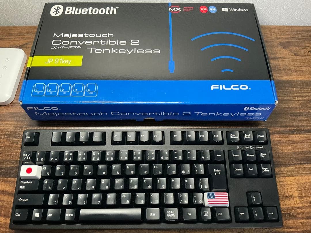 Filco Majestouch Convertible 2 Tenkeyless Bluetooth Usb Wired Keyboard Cherry Mx
