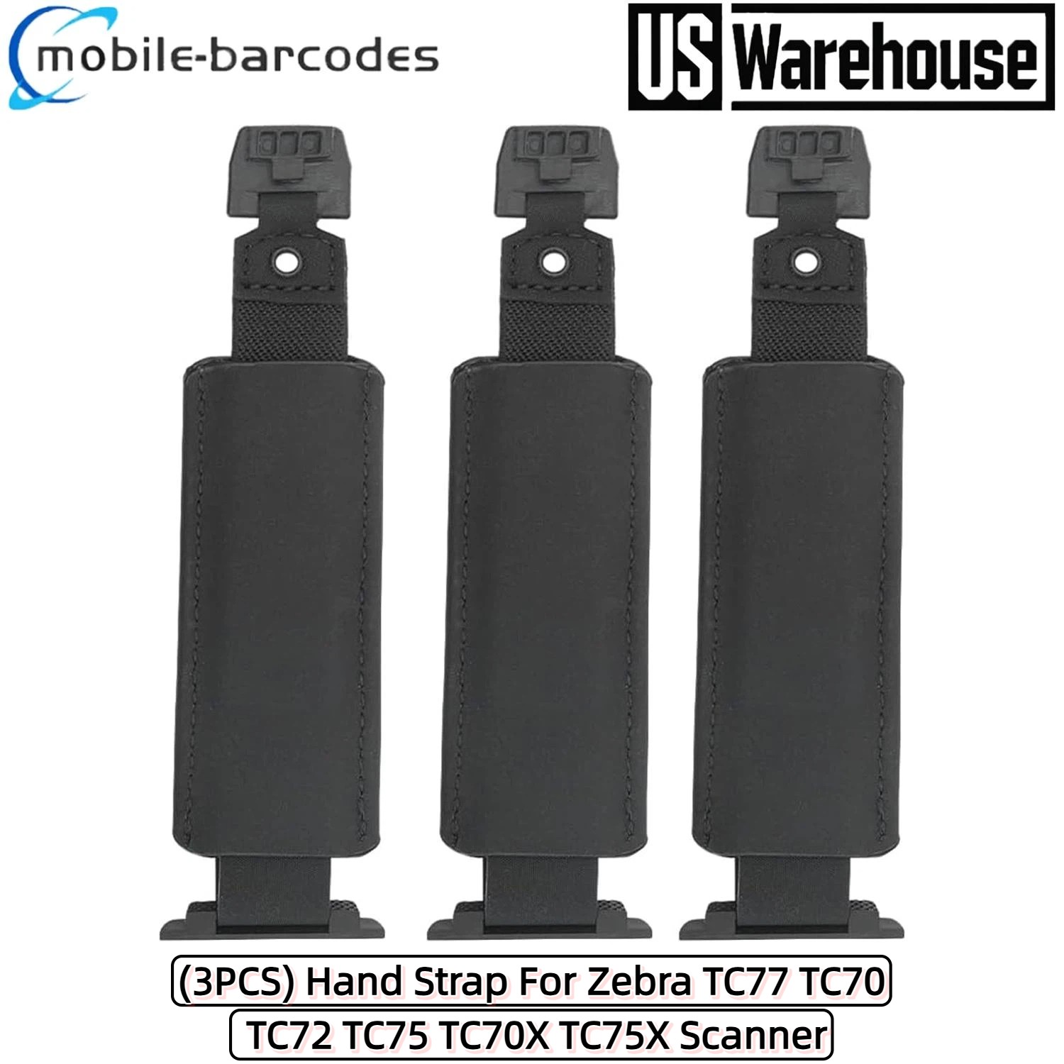 3X Hand Strap Replacement for Zebra TC77 TC70 TC72 TC75 Scanner SG-TC7X-HSTR2-03