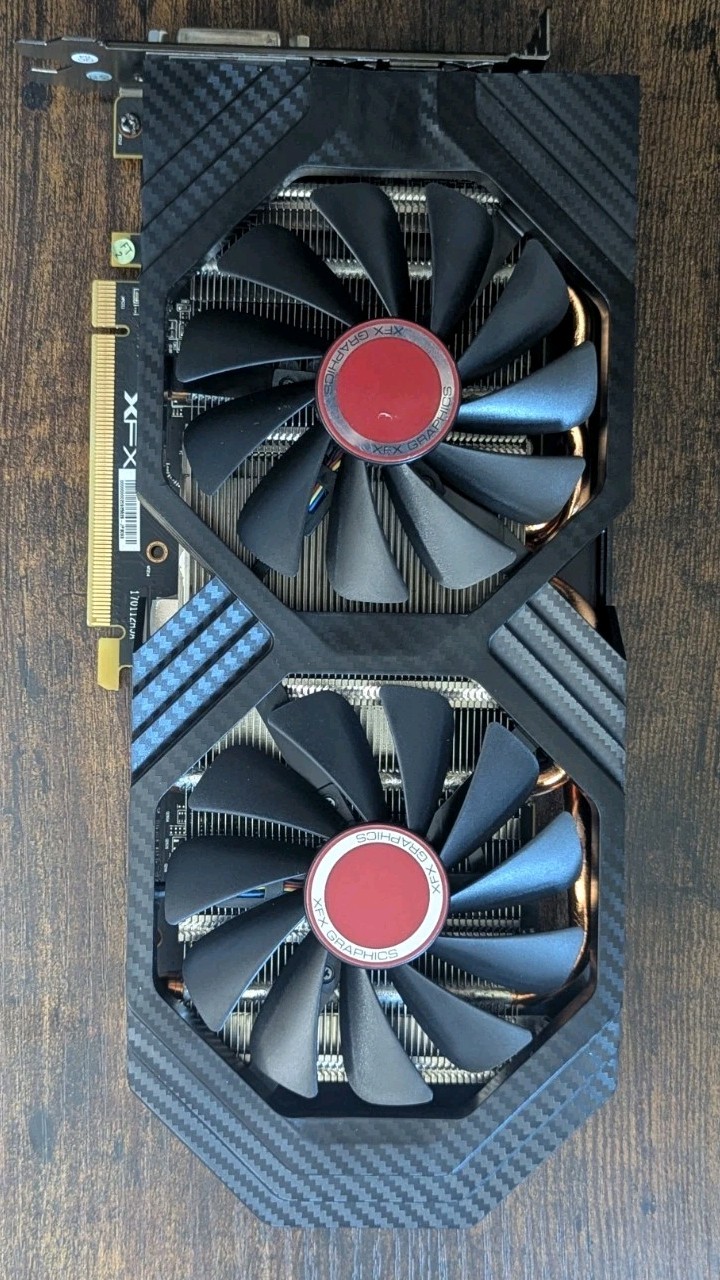 XFX Radeon RX 580 4GB GDDR5 Graphics Card Dual BIOS - FOR PARTS / NOT WORKING