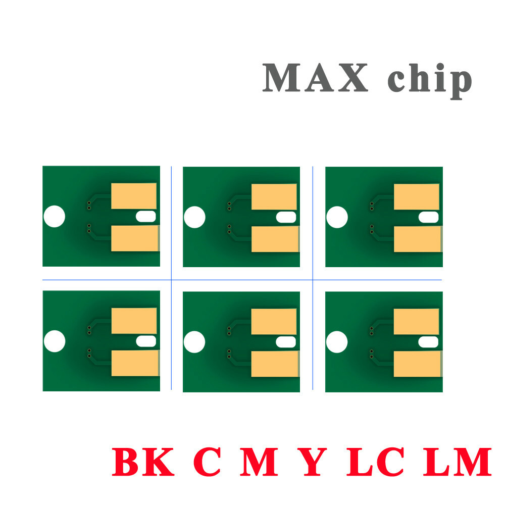 6Color/set MAX Chip For Roland Xj-740 Xj-640 Xc-540 VS-640 VS-540 VS-420 VS-300