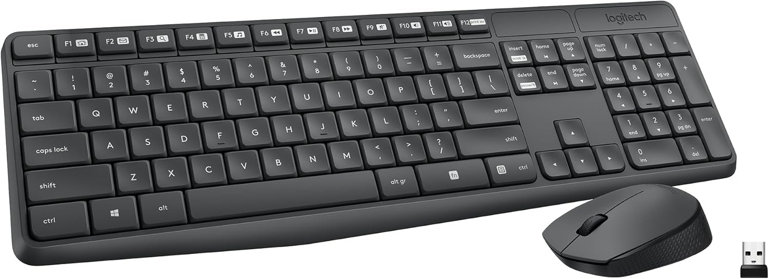Logitech MK235 Logitech Keyboard & Mouse (Keyboard English Layout only)