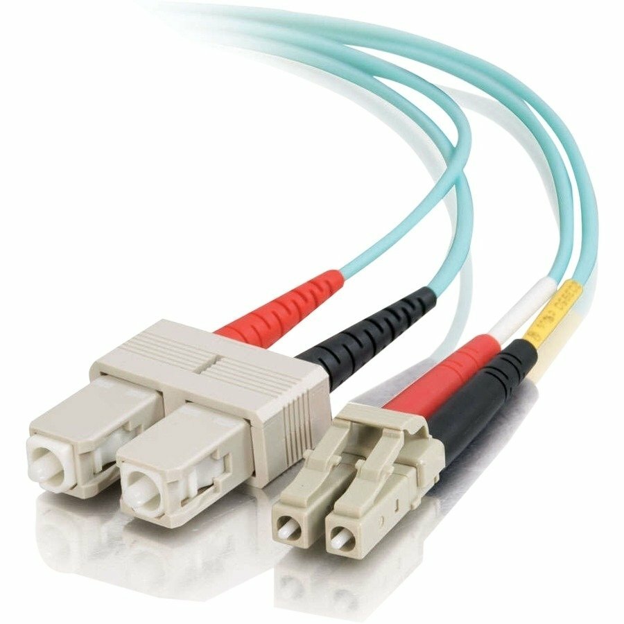 20 PACK LOT 15m LC-SC Duplex 50/125 OM3 Multimo 10GB Fiber Patch Cable OFNR 50FT
